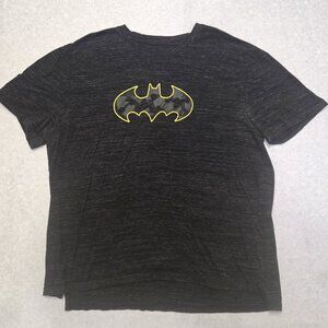 DC Comics Batman T-Shirt Mens XL Black Short Sleeve Top